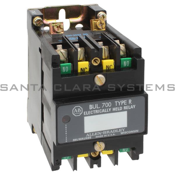 Allen Bradley 700DC-R220Z2 DC Control Relay 4 Poles NEMA 1 250V DC Product Image