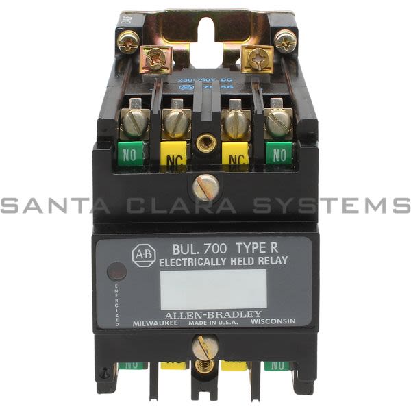 Allen Bradley 700DC-R220Z2 DC Control Relay 4 Poles NEMA 1 250V DC Product Image