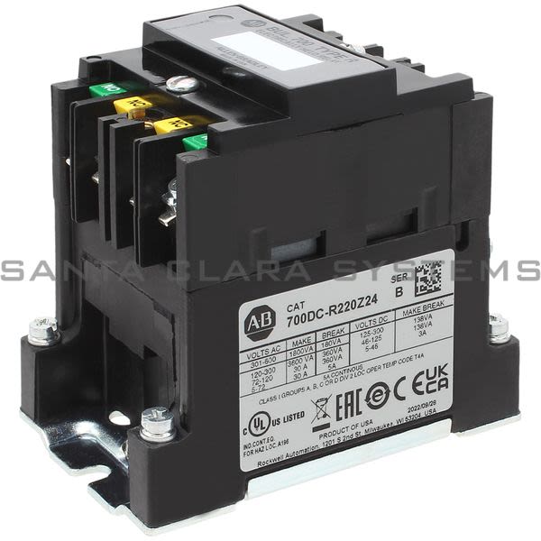 Allen Bradley 700DC-R220Z24 DC Relay Product Image