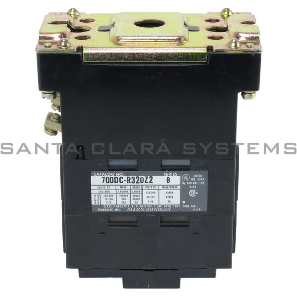 Allen Bradley 700DC-R320Z2 DC Control Relay Poles 5 NEMA 1 250V DC Product Image