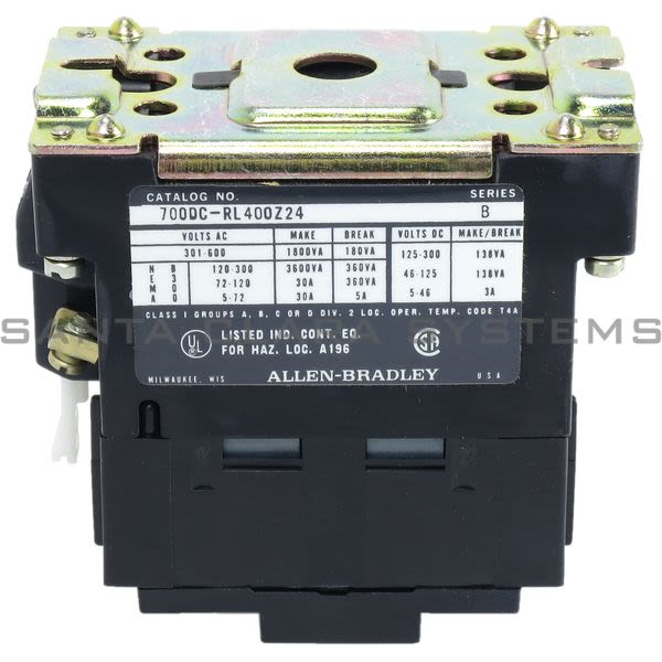 Allen Bradley 700DC-RL400Z24 Control Relay Product Image