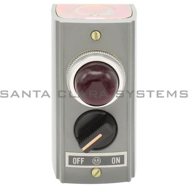 Allen Bradley 800R2SXP-L 2 Position Selector Switch W/ Red Pilot Light Product Image
