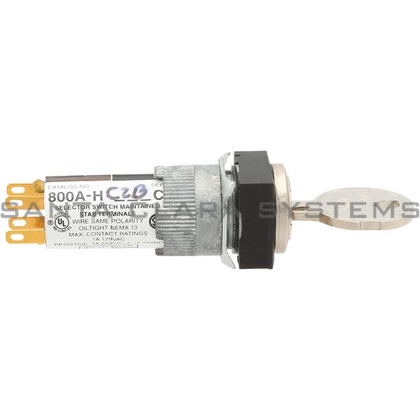 Allen Bradley 800A-HC2B Key Maintained Selector Switch Product Image