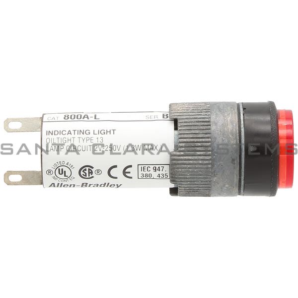 Allen Bradley 800A-L2AR24 Indicating Light Red Product Image