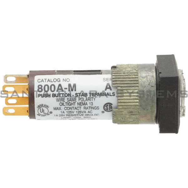 Allen Bradley 800A-M2B Momentary Ext. Head Push Button Product Image