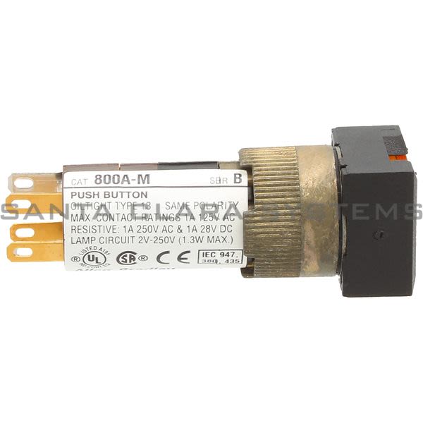 Allen Bradley 800A-M2FA Momentary Contact Push Button (Amber) Product Image