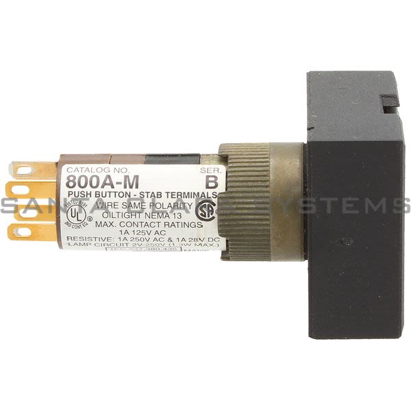 Allen Bradley 800A-M2HR Pushbutton Product Image