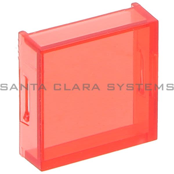 Allen Bradley 800A-N30R  Square Red Lens Cap | Pushbutton Accessory Product Image