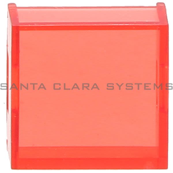 Allen Bradley 800A-N30R  Square Red Lens Cap | Pushbutton Accessory Product Image