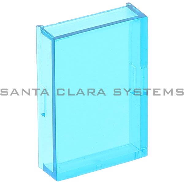 Allen Bradley 800A-N40B  Rectangular Blue Lens Cap | Pushbutton Accessory Product Image