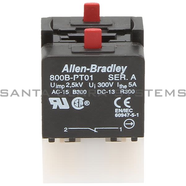 Allen Bradley 800B-PT02  Contact Block/Latch Module Product Image
