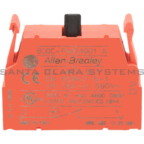 Allen Bradley 800C-PA004001 Contact Block Product Image