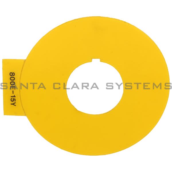 Allen Bradley 800E-15Y Legend Plate 60 mm Yellow Product Image