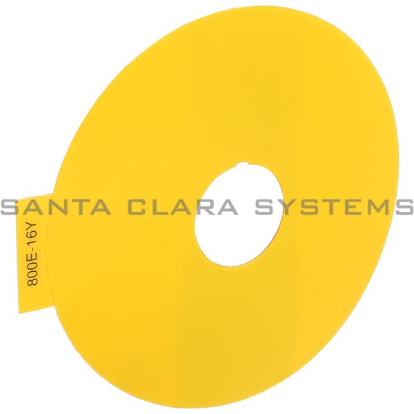 Allen Bradley 800E-16Y Legend Plate 90 mm Yellow Product Image