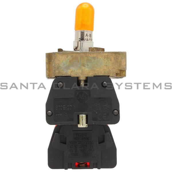 Allen Bradley 800E-2DL3AX11  Full Voltage Modyle W/ Latch Amber Product Image