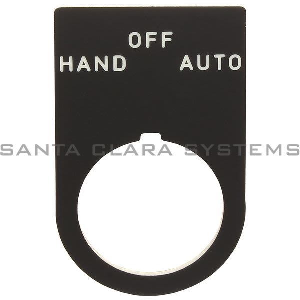 Allen Bradley 800E-35BE128 Legend Plate Hand-Off-Auto Product Image