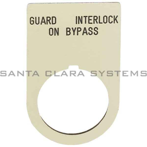 Allen Bradley 800E-35WE100S Legend Plate Product Image