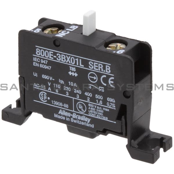 Allen Bradley 800E-3BX01L CONTACT BLOCK Product Image