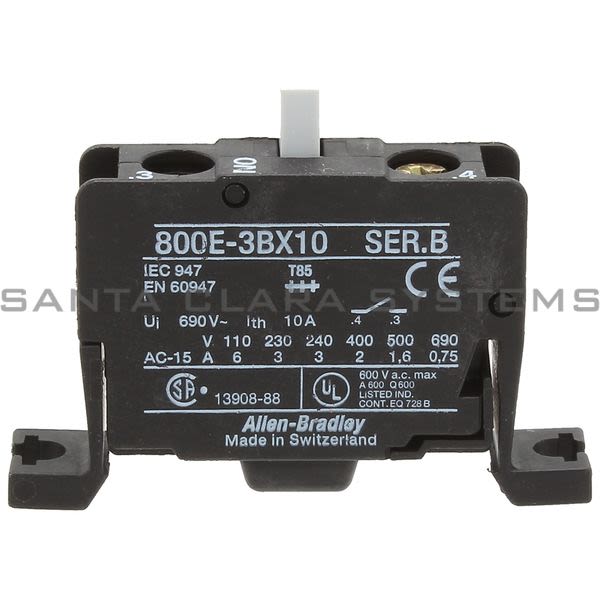 Allen Bradley 800E-3BX10  Base Mount Contact Cartridge Product Image