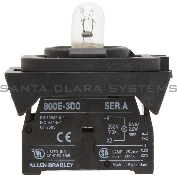Allen Bradley 800E-3DL3 Light Module Product Image
