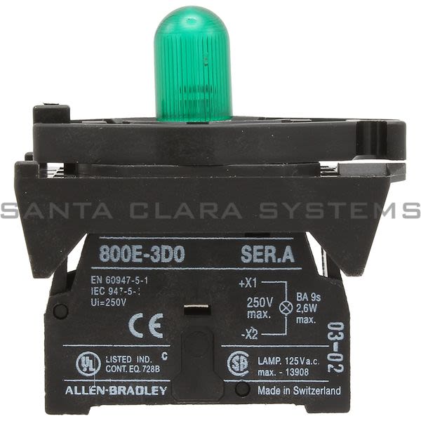 Allen Bradley 800E-3DL3G  Light Module Product Image