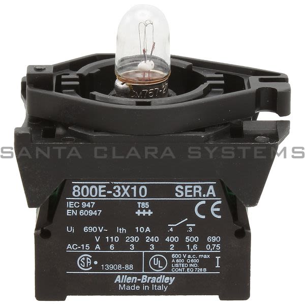 Allen Bradley 800E-3DL3X20 Pushbutton Product Image