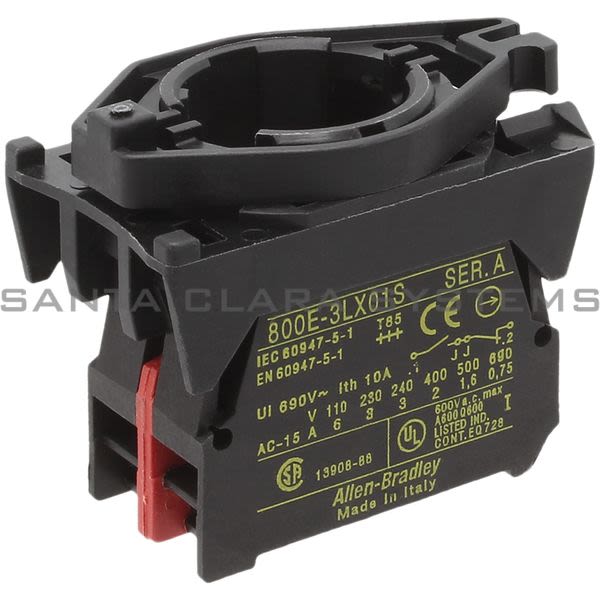 Allen Bradley 800E-3LX01S CONTACT BLOCK Product Image