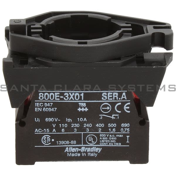 Allen Bradley 800E-3LX02 Latch Contact Cartridge Product Image