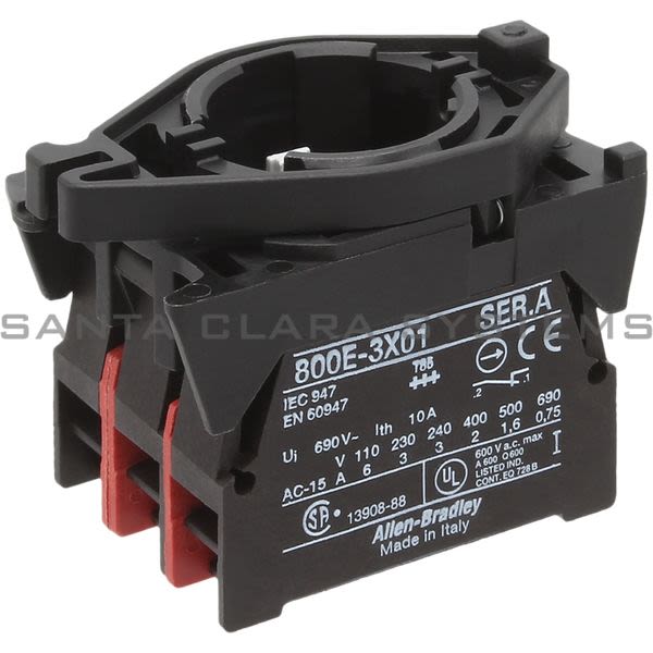 Allen Bradley 800E-3LX03  Contact Cartridge With Latch Product Image