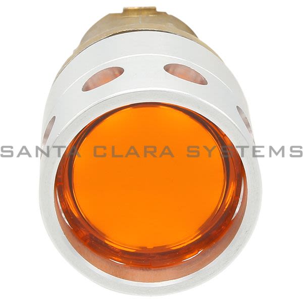 Allen Bradley 800EM-LG5 Illuminated Guarded Push Button Amber Product Image