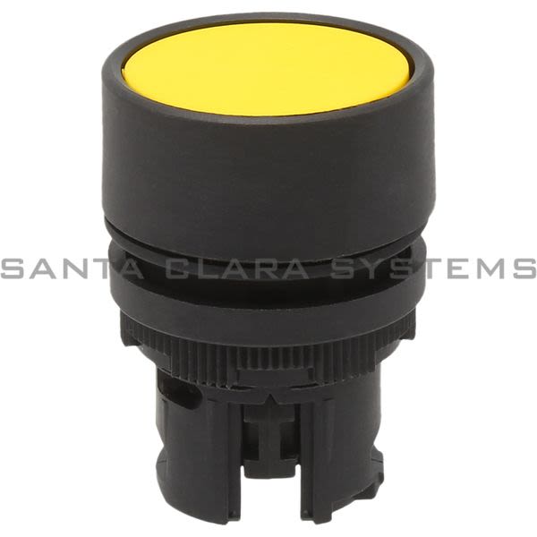 Allen Bradley 800EP-F5 22.5mm Mom. Contact PB Operator,Non-Illum., RD. Plas. (IP66, 4/4X/13), Flush, Yellow Cap Product Image
