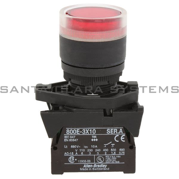 Allen Bradley 800EP-LF43DL3X10 Push Button Product Image
