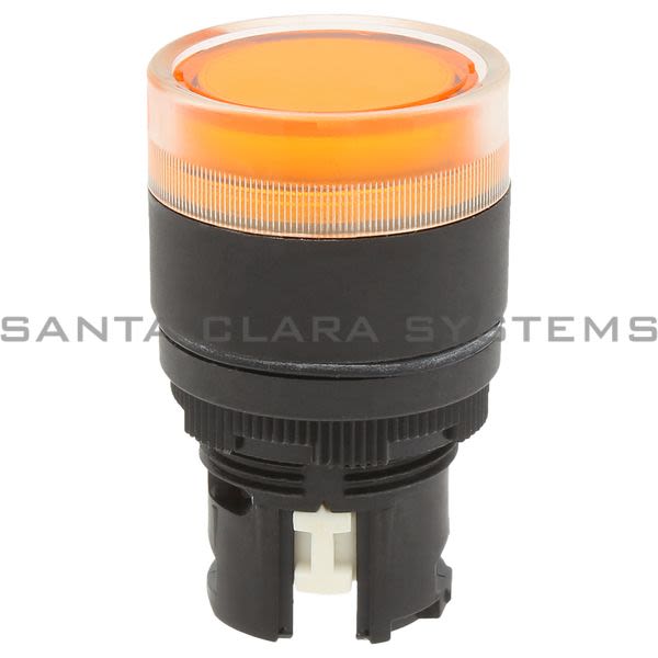 Allen Bradley 800EP-LF5 Illuminated Flush Push Button | Amber Product Image