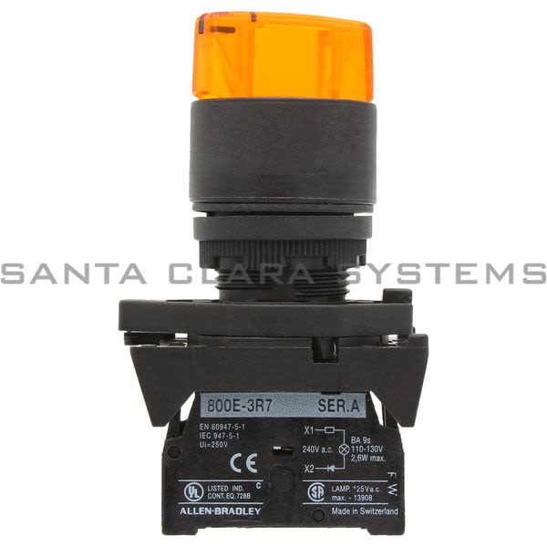 Allen Bradley 800EP-LSM253RL7 Switch Operator | 2 POS | Amber Product Image