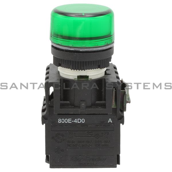 Allen Bradley 800EP-P34DL5 Pilot Light Green Lens Product Image