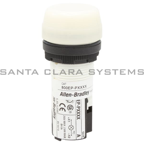 Allen Bradley 800EP-PLM1D3 Monolithic Pilot Light | White Product Image