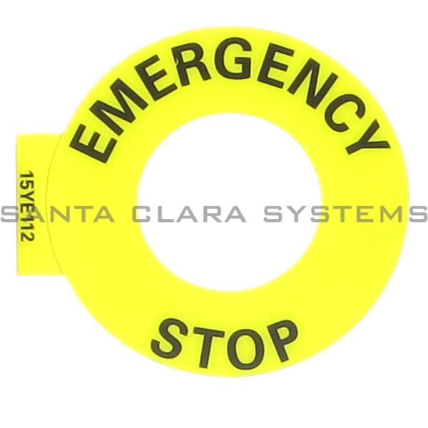 Allen Bradley 800F-15YE112 Legend Plate Product Image