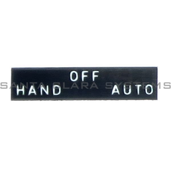 Allen Bradley 800F-17BE128 Legend Plate Product Image