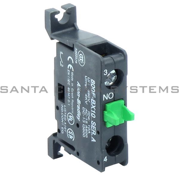 Allen Bradley 800F-BX10 Contact Block, Base Mount Product Image