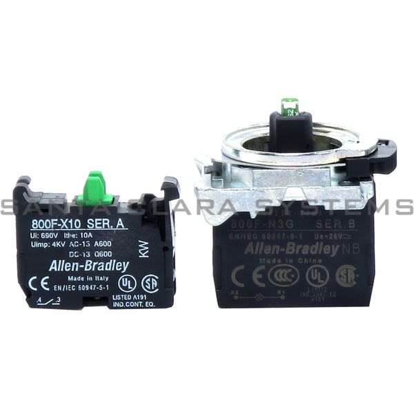 Allen Bradley 800F-MN3GX10 LED Module With Latch Product Image