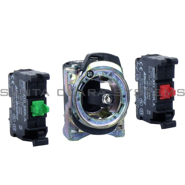 Allen Bradley 800F-MN3YX11 LED Contact Module Wiyh Latch Yellow Product Image