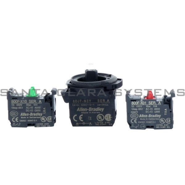 Allen Bradley 800F-PN3YX11 Pushbutton Product Image