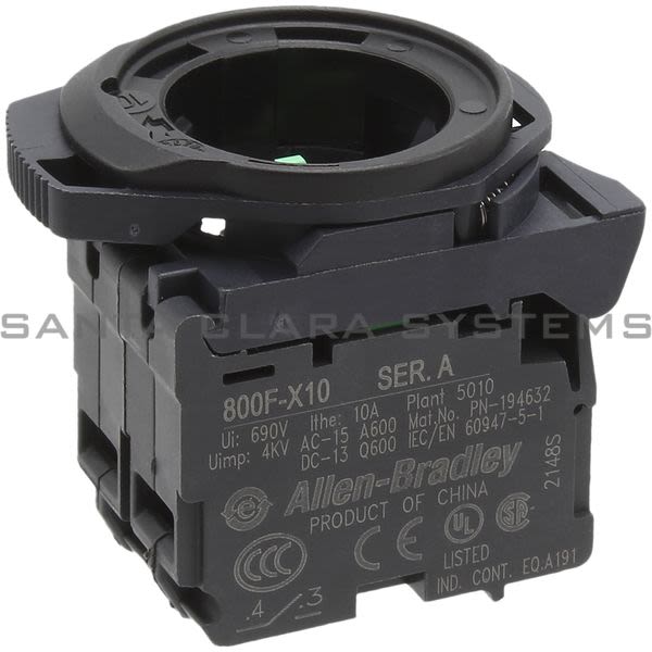 Allen Bradley 800F-PX20 Plastic Latch Mount Product Image