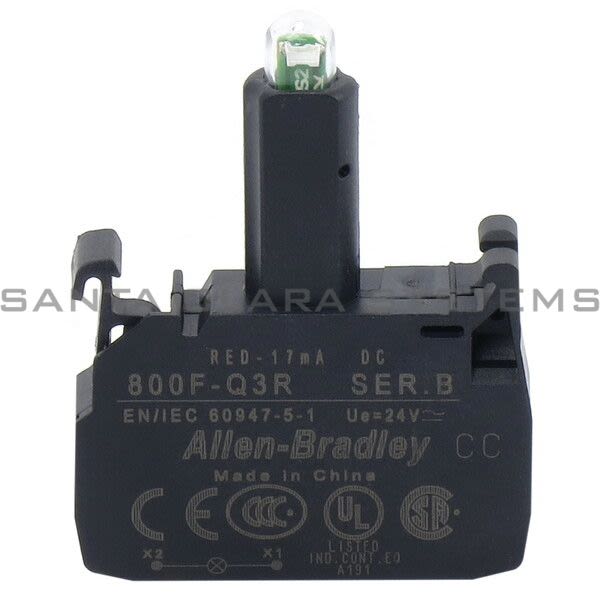 Allen Bradley 800F-Q3R Integrated LED Product Image
