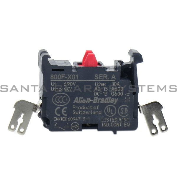 Allen Bradley 800F-X01T Auxiliary Contact Block Product Image