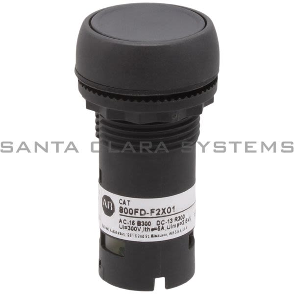 Allen Bradley 800FD-F2X01 Flush Push Button Black Product Image
