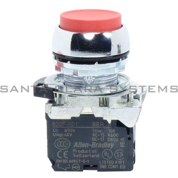 Allen Bradley 800FM-E4MX01 Pushbutton Product Image