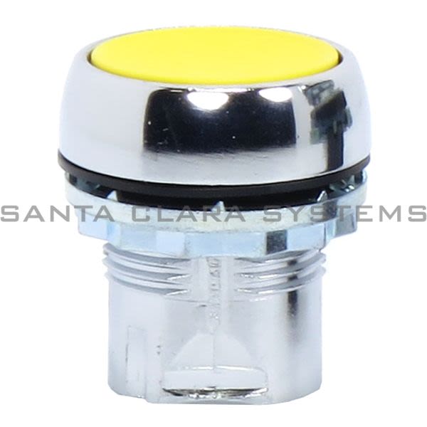 Allen Bradley 800FM-F5  Flush Push Button Yellow Product Image