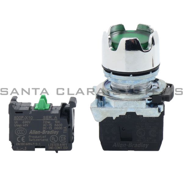 Allen Bradley 800FM-LG3MD3CX10 Pushbutton Product Image