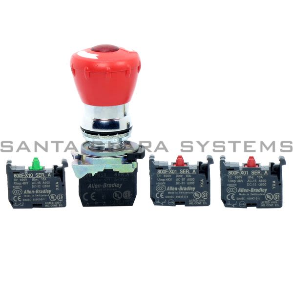 Allen Bradley 800FM-LMT44MN3RX12 Pushbutton Product Image
